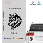 Howling Wolf Decal for Adventure Lovers